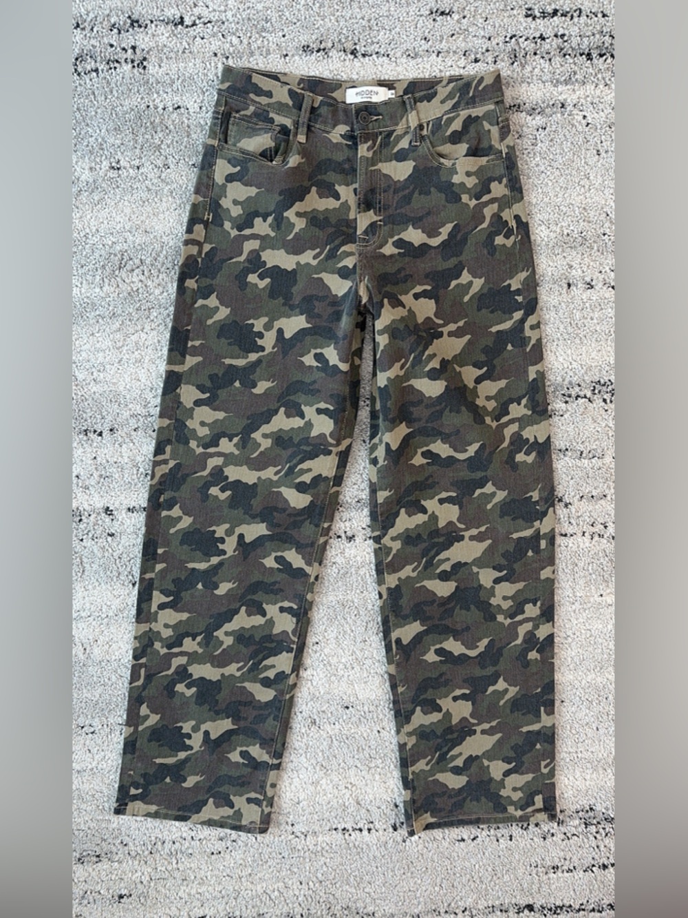 HIDDEN Barrel Camo Jeans